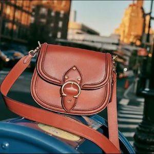COACH Beat leather cross-body saddle bag